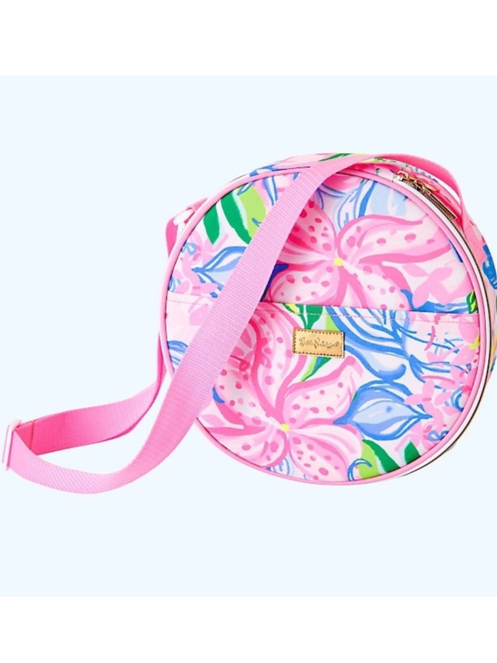 NWT Lilly Pulitzer GWP - Picnic Bag 4 plates, 2 Forks/Knives & 2 Wine Glasses